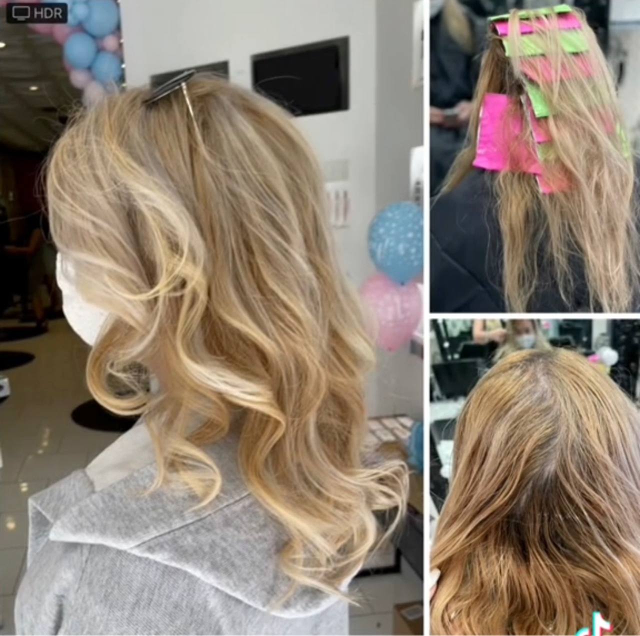 Soft blonde curls from Olena’s working portfolio