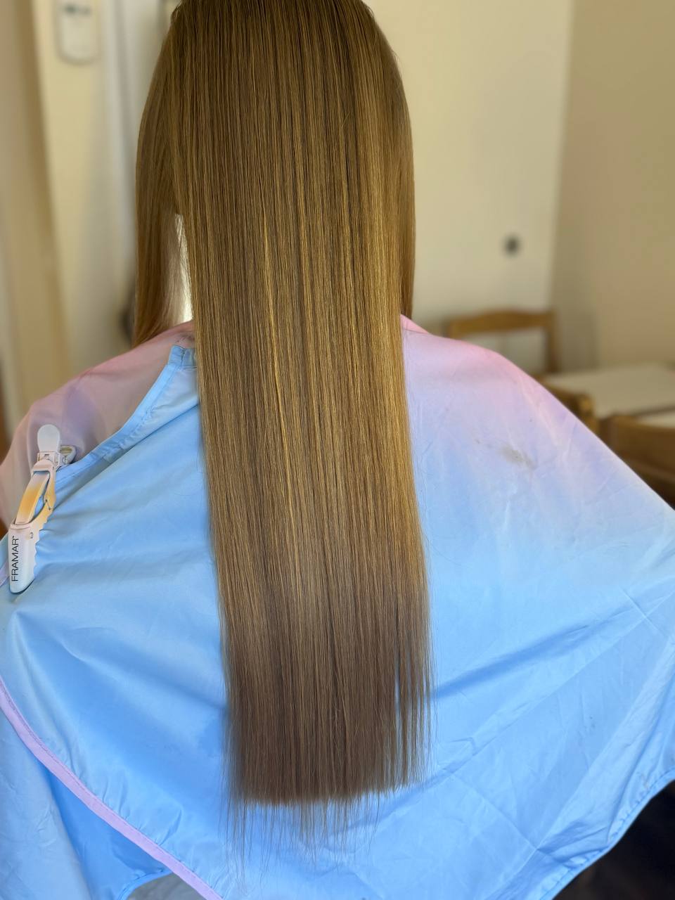 Mirror-smooth finish by Olena at Blond Transformation